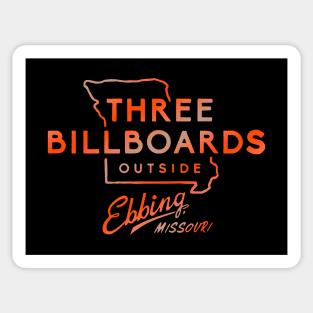 Three Billboards Sticker